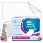 Whyworry 30X36 Super Absorbent Leakproof Disposable Incontinence Bed Pads Underp. Fixed Price $88.26.