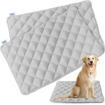 Magik & Kover 2PACK Dog Crate Pad 48X30IN Antislip, Machine Washable, Grey. Fixed Price $52.10.