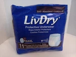 Livdry Adult Xxx-large 72"-92" Extra Absorbent Protective Underwear 11 Pcs. Fixed Price $19.95.