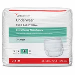 Cardinal Health Sure Care Ultra Underwear Extra Heavy Absorbency Xl 14 Ct New. Fixed Price $26.99.