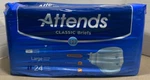 Attends Classic Briefs W/ Dry-lock Technology For Adult Incontinence Care, Large. Fixed Price $18.97.