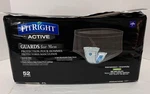 Fitright Active Guards For Men 52 Maximum Absorbency Incontinence Pads New. Fixed Price $17.95.