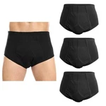 Carer Mens Incontinence Underwear Washable Briefs Black Size Pack Of 3. Fixed Price $67.99.