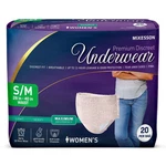 Mckesson Women's Premium Discreet Pull Absorbent Underwear, Maximum. Fixed Price $20.89.