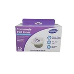 Cleanis Carebag Commode Pail Liners With Super Absorbent Pads Box Of 20. Fixed Price $12.00.