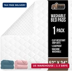 Gorilla Grip Washable Underpads, Waterproof Reusable Heavy Absorbency Incontinen. Fixed Price $31.72.
