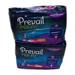 Prevail Disposable Underwear Female Medium Extra 20 Ct 40 Total X2 Lot. Fixed Price $20.78.