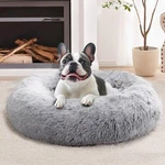 Jollyvogue Donut Dog Bed, Comfort Round Anti-anxiety Calming Cuddler.... Fixed Price $21.24.