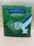 New 20 Count Fitright Optifit Adult Disposable Incontinence Briefs 2XL Sealed. Fixed Price $17.99.