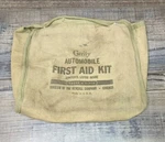 Curity Automobile First Aid Kit Bag *no Contents 1950S From The Kendall Company. Fixed Price $6.00.