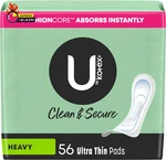 Clean & Secure Ultra Thin Pads, Heavy Absorbency, 56 Count (packaging May Vary). Fixed Price $18.88.