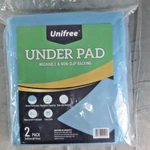 Unifree Under Pad Pk 34" X 52" Washable & Non-slip New Sealed. Fixed Price $17.97.