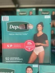 Depend Dry Shield Incontinence Underwear For Women Maximum S/p 92 Count. Fixed Price $50.00.