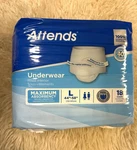 Attends Protective Underwear Large 44-58IN Maximum Absorbency 18CT New. Fixed Price $14.99.