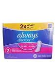 Always Discreet Incontinence Panty Liners, Size Very Light, 120 Count. Fixed Price $15.99.