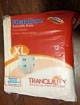 Tranquility Smartcore Disposable Briefs X-large Pack Of 12 #2314 Adult Diaper. Fixed Price $19.95.