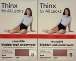 2PK Thinx For Leaks Reusable Bladder Underwear Small Hi-waist Read. Fixed Price $19.95.