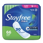 Stayfree Maxi Super Long Pads For Women, Wingless, Reliable Protection And. Fixed Price $14.24.