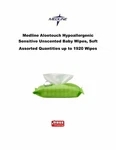 Medline Aloetouch Sensitive Unscented Baby Wet Wipes MSC263153H Free Shipping!. Fixed Price $58.95.