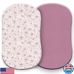 Pobibaby 2 Pack Bassinet Sheets Cotton Girl Floral Nursery Jersey Knit. Fixed Price $36.53.