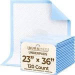 Durameg 23X36 Disposable Underpads 120 Pack Xl Bed Incontinence Chux Heavy. Fixed Price $40.99.