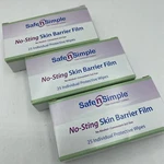 75 Safe Simple SNS80725 Skin Barrier Film Wipes, No Sting Exp. 2025 Ostomy. Fixed Price $17.99.