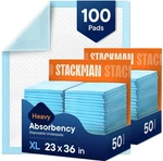 Chucks Disposable 100-PACK Adult Incontinence Underpads 23"X 36" Large.... Fixed Price $29.99.