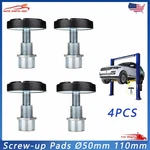 4PK Auto Car Lift Round Tray Rubber Pads Peg Screw-up 50MM. Fixed Price $93.18.