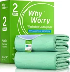 Whyworry Washable Bed Pads For Adult Incontinence, 34" X 36" (pack Of 2). Fixed Price $28.55.