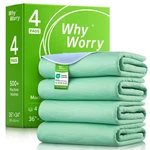 Whyworry Washable Bed Pads For Adult 34X36 Inch (pack Of 4), Green. Fixed Price $40.67.