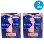 Always Infinity Flexfoam Overnight Pads Size 4 38CT 2 Pack New. Fixed Price $25.99.