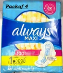 Always Maxi Pads Size 1 Regular Without Wings 48 Ct Dry Leak Guard (pack Of 4). Fixed Price $39.99.