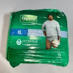 Depend Fit-flex Incontinence Underwear For Men Size Xl Maximum Grey 15 Count. Fixed Price $10.00.