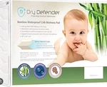 Dry Defender Bamboo Waterproof Hypoallergenic Crib Mattress Pad 28 X 52 6. Fixed Price $14.99.