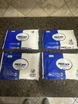 4 Packs! Procare Large Adult Washcloth 12" X 8", 50 Count Each. New 200 Total. Fixed Price $17.85.