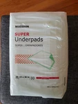 Mckesson Moderate Absorbency Adult Disposable Incontinence Underpads 23"X36". Fixed Price $24.00.