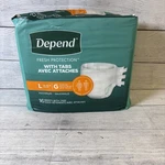 Depend Fresh Protection 16 Briefs With Tabs - Fast Shipping!!. Fixed Price $15.99.