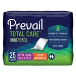 Prevail Total Care Underpads Heavy Absorbency UP-100/1 25 Ct. Fixed Price $17.84.