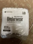 Members Mark Total Protection Underwear Xxl Unisex 48 Count Disposable White. Fixed Price $34.97.
