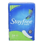 Stayfree Maxi Pads Super, 24 Count, 6 Case. Fixed Price $57.16.