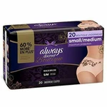 Always Discreet Boutique High-rise Incontinence Underwear Size S/m Maximum. Fixed Price $35.00.
