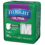 Fitright Ultra Briefs Medium Disposable Adult Diapers 60 Count (3 Bags Of 20). Fixed Price $51.65.