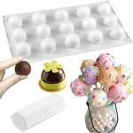 Circle Sphere Silicone Mold Ball Mousse Cake Truffle Chocolate Pop Maker. Fixed Price $10.99.