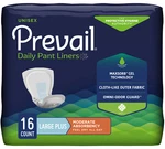 Prevail Pant Liner Elastic Large Plus 13'' X 28'' - Bag Of 16. Fixed Price $18.19.