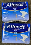 X2 New Attends Adult Stretch Briefs Size Medium 31"-52" Case Of 48 Ddsmr. Fixed Price $36.99.