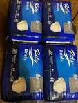 Packs Rely Briefs-adult Disposable DIAPERS(40 Count) Medium 32 To 44 Waist. Fixed Price $19.99.