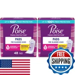 Poise Pads Maximum Absorbency Regular 48 Count (2 Pack) Incontinence Protection. Fixed Price $60.71.