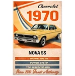 Chevrolet Nova 1970 Classic Muscle Car Vintage Poster Retro Wall Art Garage D. Fixed Price $23.39.