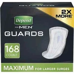 Depend Incontinence Guards Maximum For Men 168 Count. Fixed Price $26.88.