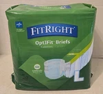 20CT. Medline Fitright Optifit Briefs Extra Total Large New Box. Fixed Price $19.95.